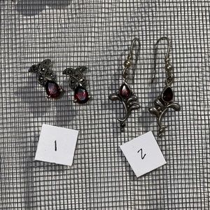 Vintage Red earrings - more in my closet